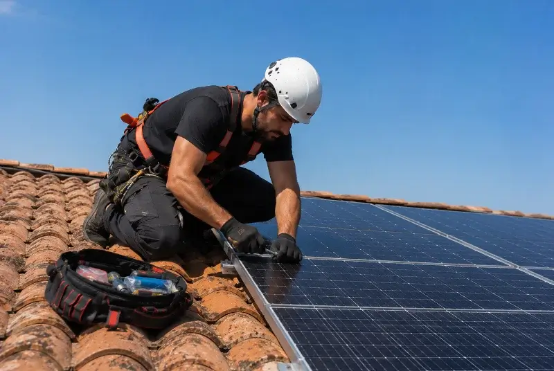 Maintenance et monitoring de panneaux solaires à Lavalette