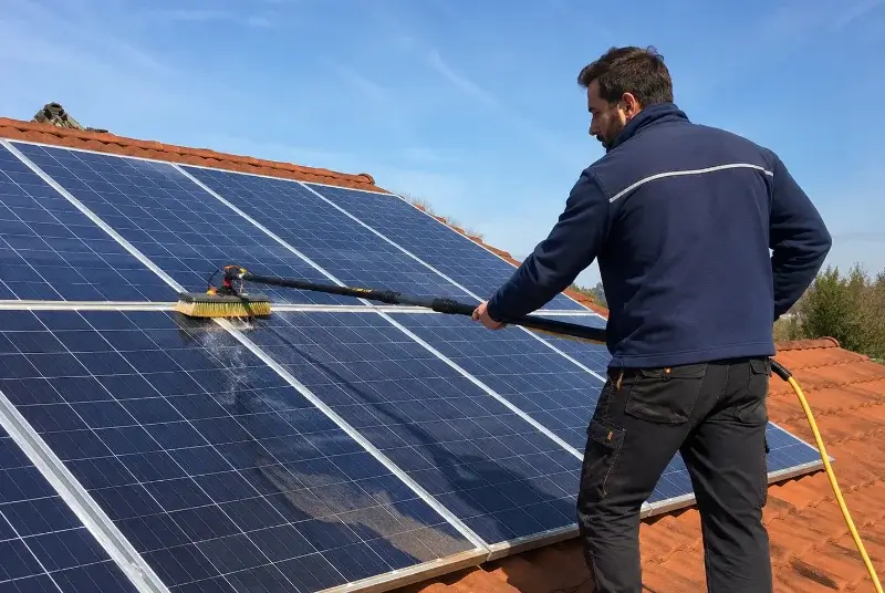 Nettoyage et entretien de panneaux solaires à Lavalette